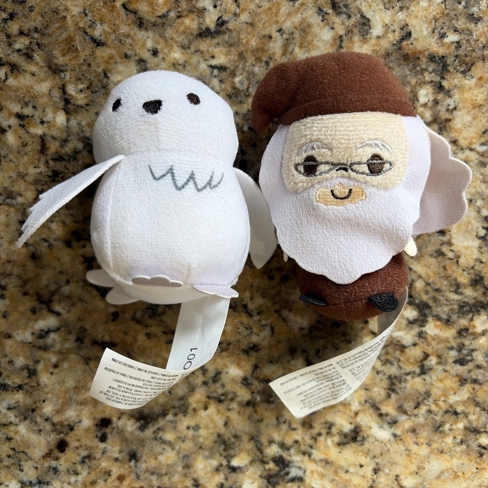 Wizarding World Harry Potter 4" Collectible Stuffed Plush Toys Dumbledore Hedwig